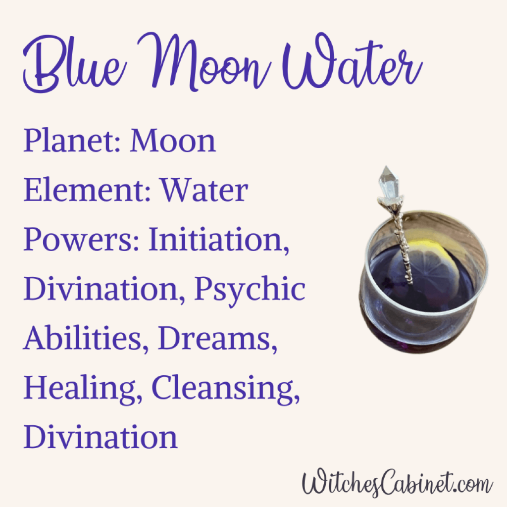 Blue Moon Water properties