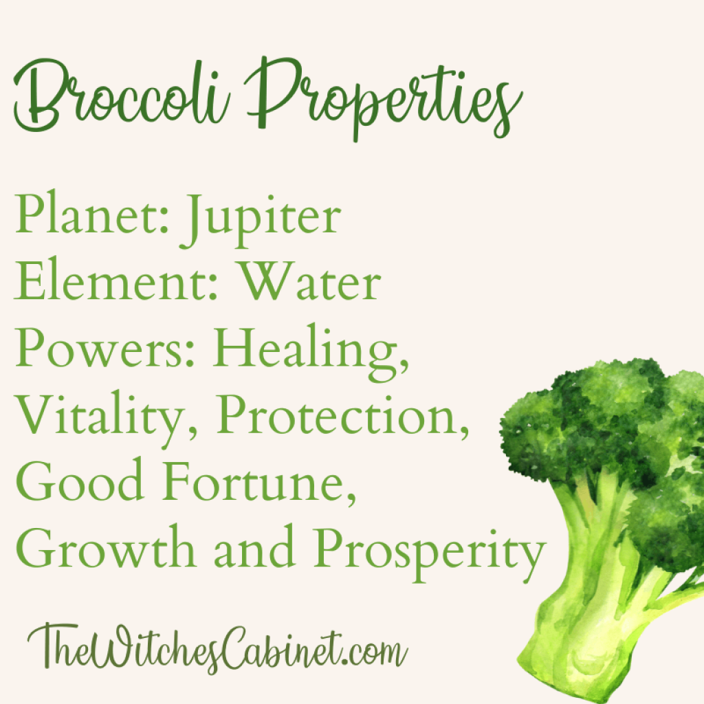 Vegetable magical properties; Broccoli
