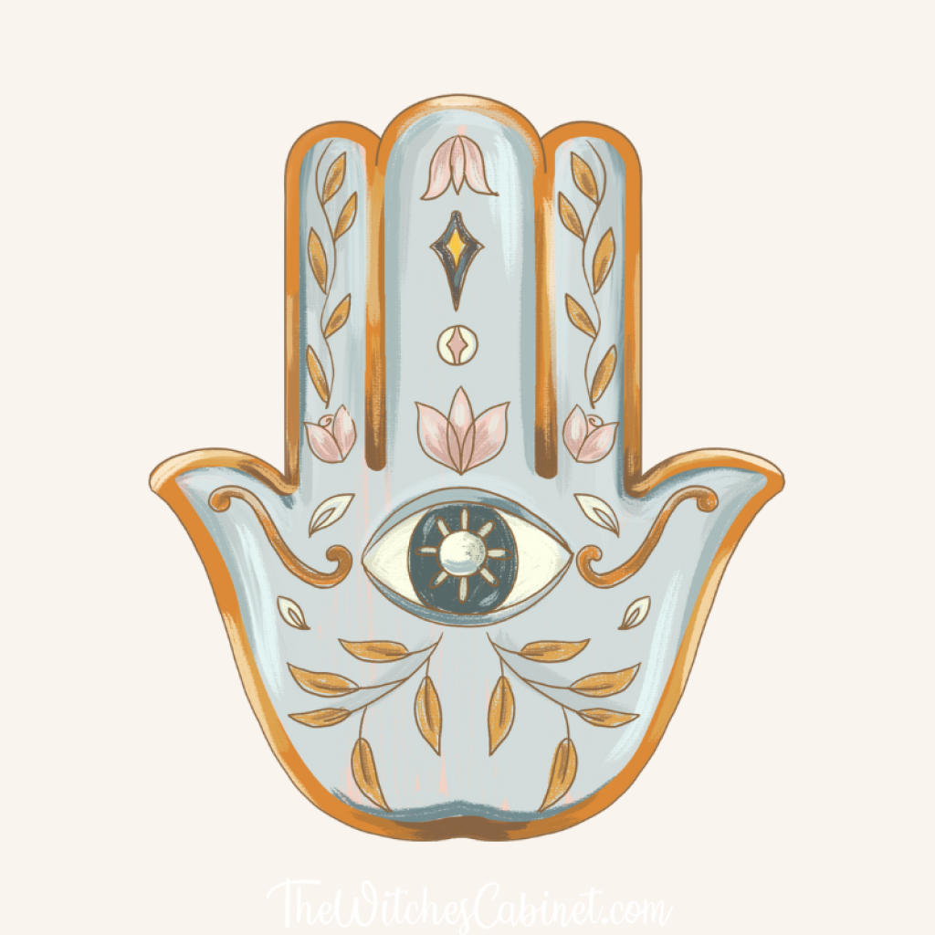 The hamsa is very similar in symbolism to the Hand of Glory