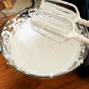 Marshmallow cream for Samhain s'mores recipe