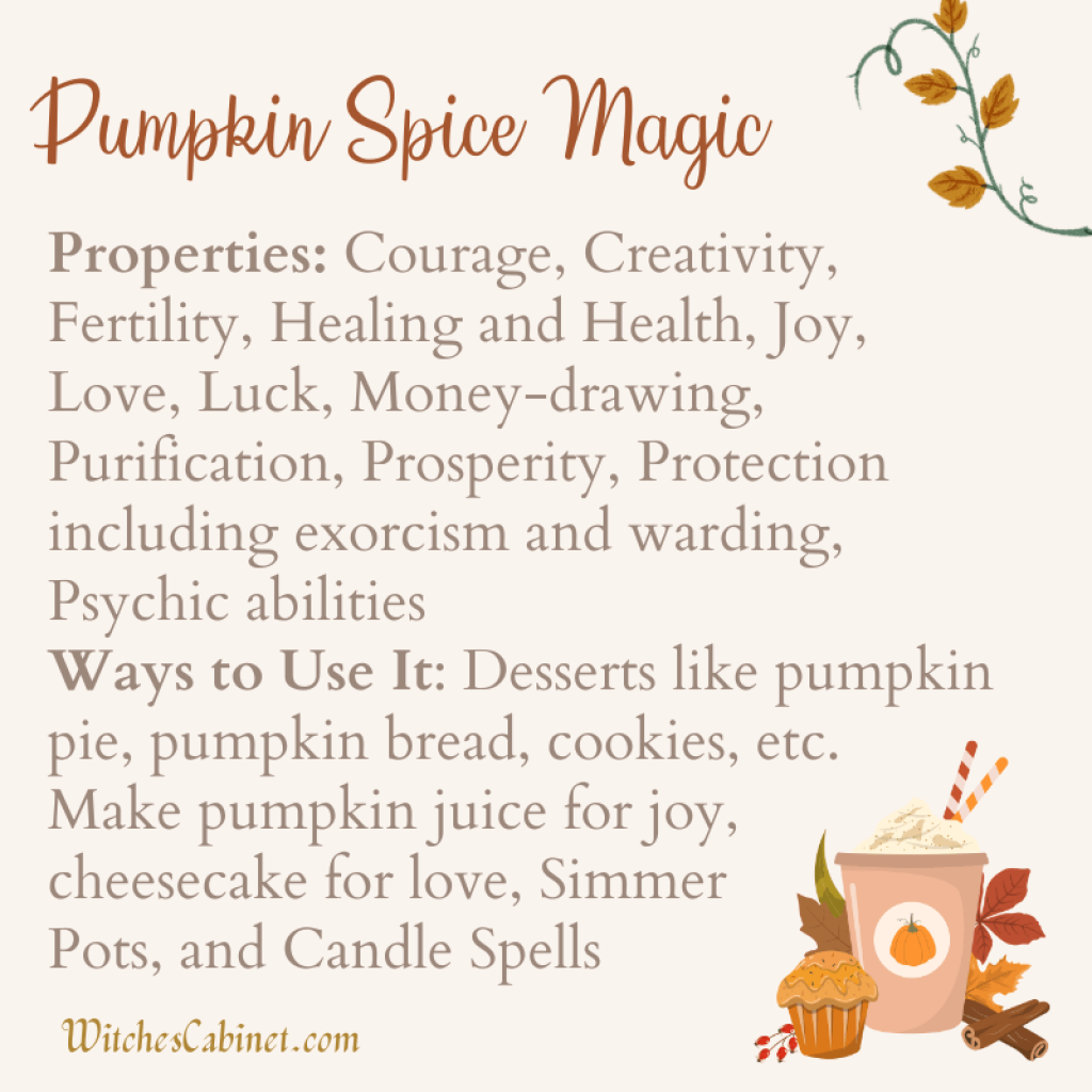 Pumpkin Spice Magic Properties