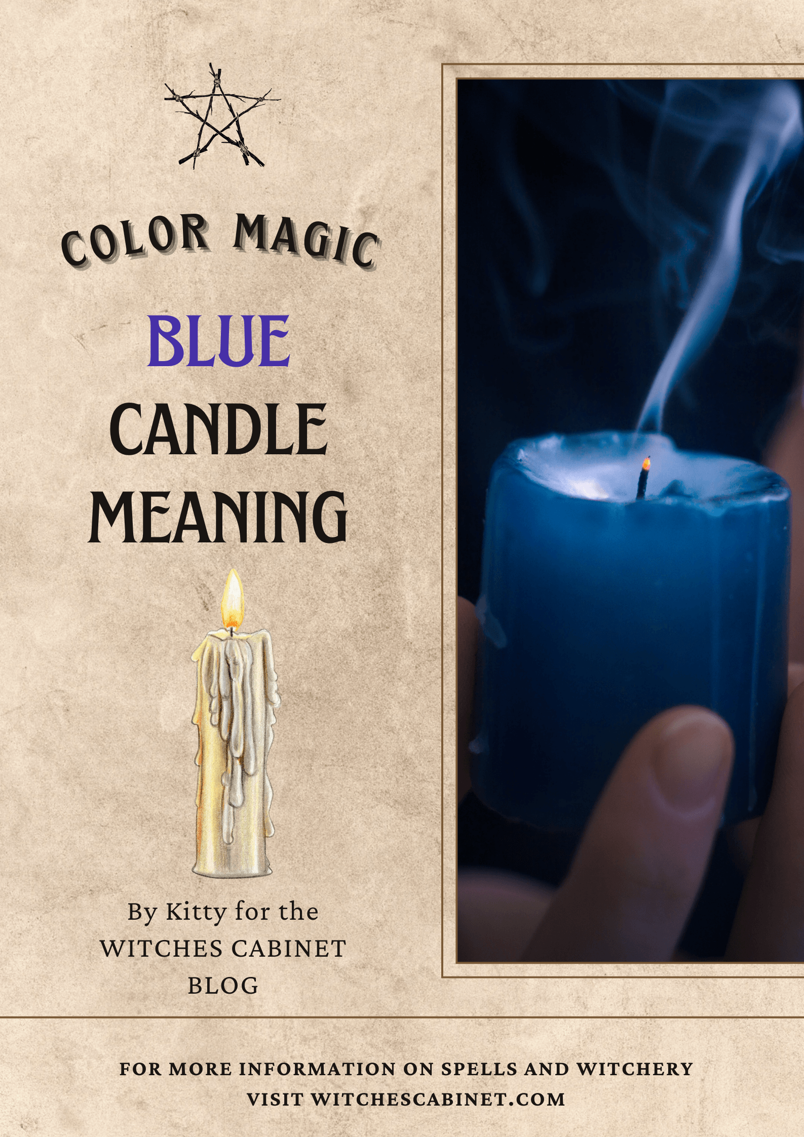 Blue Candle Meaning in Magick and for Peace and Healing