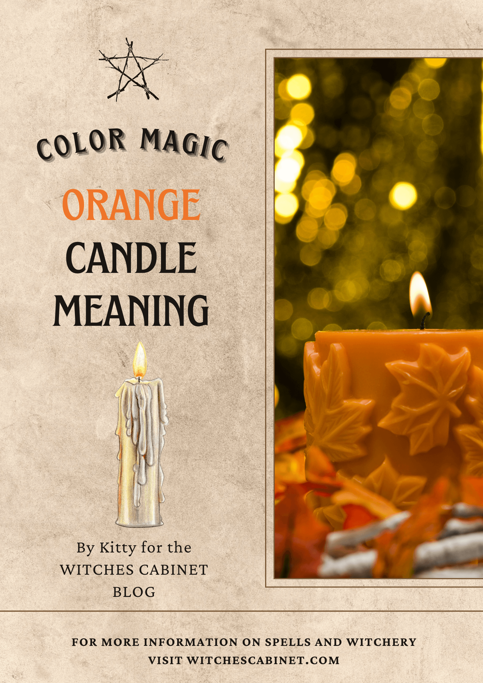 Orange Candle Meaning and Magick